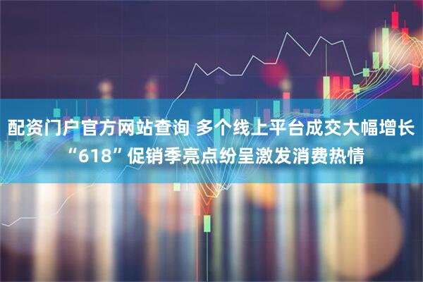 配资门户官方网站查询 多个线上平台成交大幅增长 “618”促销季亮点纷呈激发消费热情